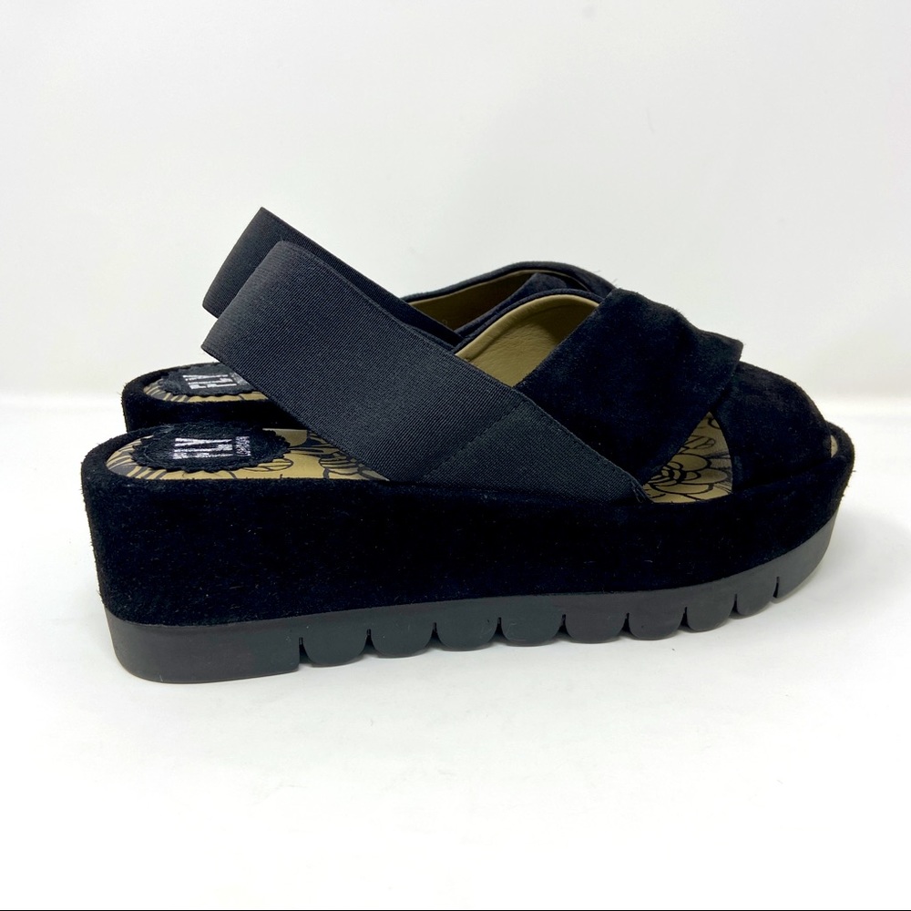 FLY LONDON Suede Brez Platform Sandal 8